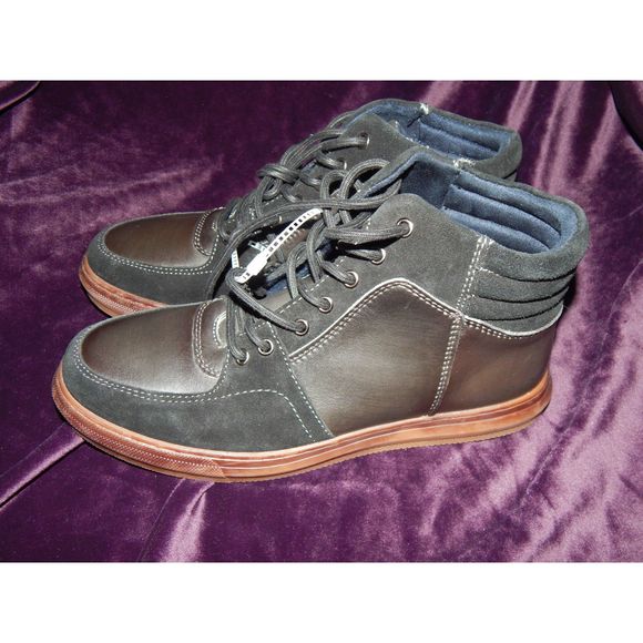 New with Tags Men's Size7 Arkbird Brown Leather Sneaker Boots - Picture 3 of 7